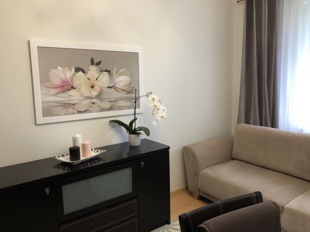 Apartament przy promenadzie w Mragowie.