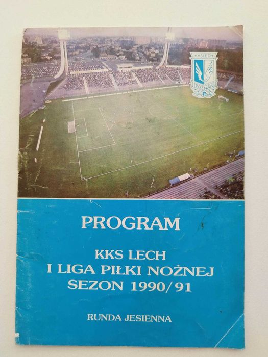 Program rundy jesiennej 90/91 Lech Poznań