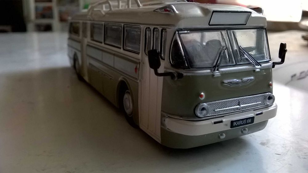 IKARUS 66; skala 1:72; DeAgostini; model autobusu metalowo-plastikowy