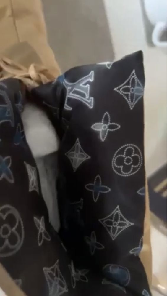 Buty zimowe śniegowce pillow boots LV Louis Vuitton skora puch 41