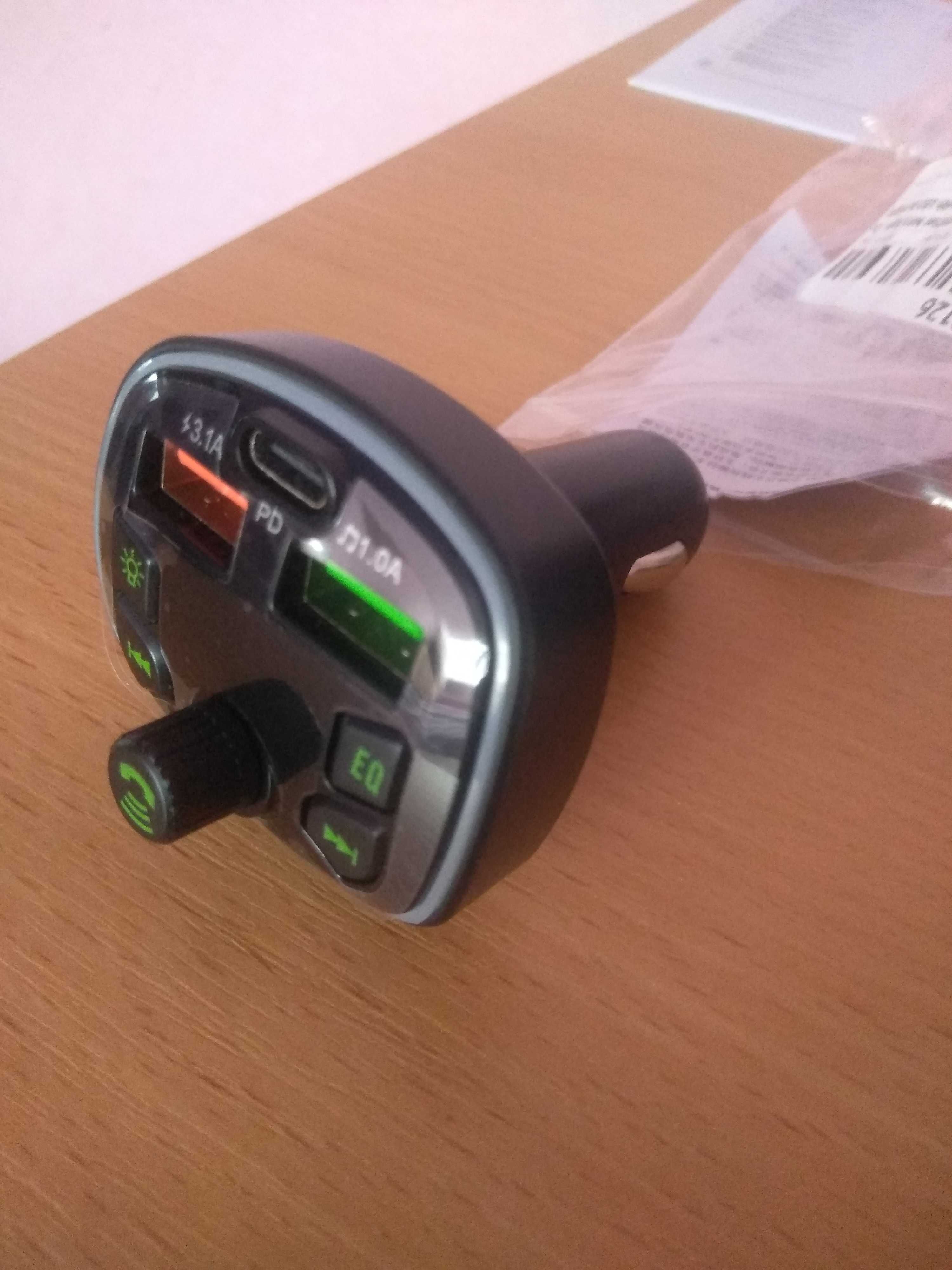 Bluetooth 5.0 Автомобильный FM-передатчик