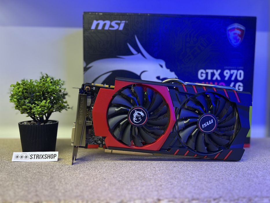 Відеокарта MSI GeForce GTX 970 Gaming 4G Б/в