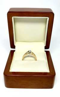 Zaręczynowy złoty pierścionek  P.585 2,05G R.13