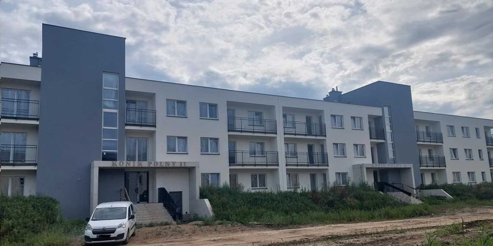 Nowe mieszkanie, trzy pokoje 59m2 + ogród + tarasy, bez pośredników