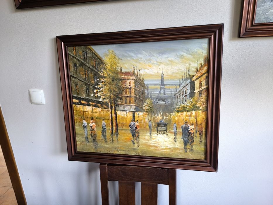 Widoki Paryża 3 obrazy