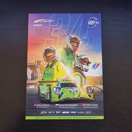 Plakat Inter Europol 100-lecie Le Mans 24 2023
