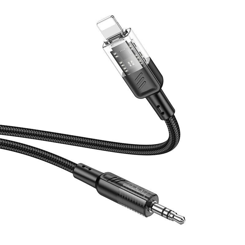 AUX кабель iPhone 1.2М Аудіо Перехідник 3.5mm to Ligtning UPA27