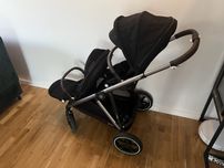 wózek cybex gazelle s  moon black taupe frame