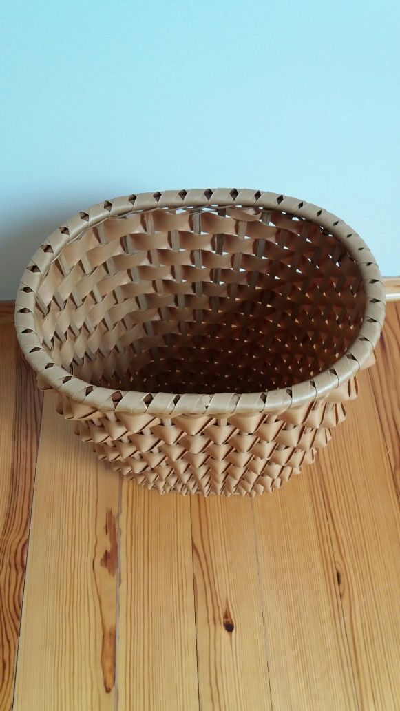 kosz boho doniczka rattan osłonka boho doniczka rattanowa vintage
