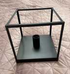 Lampa sufitowa plafon loft czarny metal