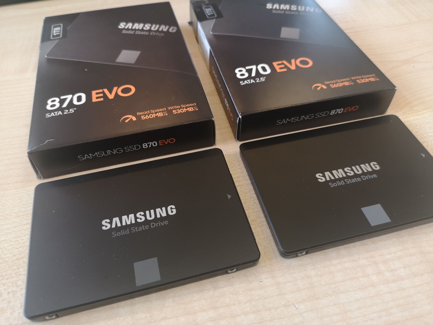 Dysk Samsung SSD 870 EVO 1TB SATA nowy x2