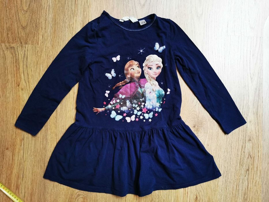 Sukienka, tunika, dla dziewczynki, rozmiar 122-128, Kraina Lodu