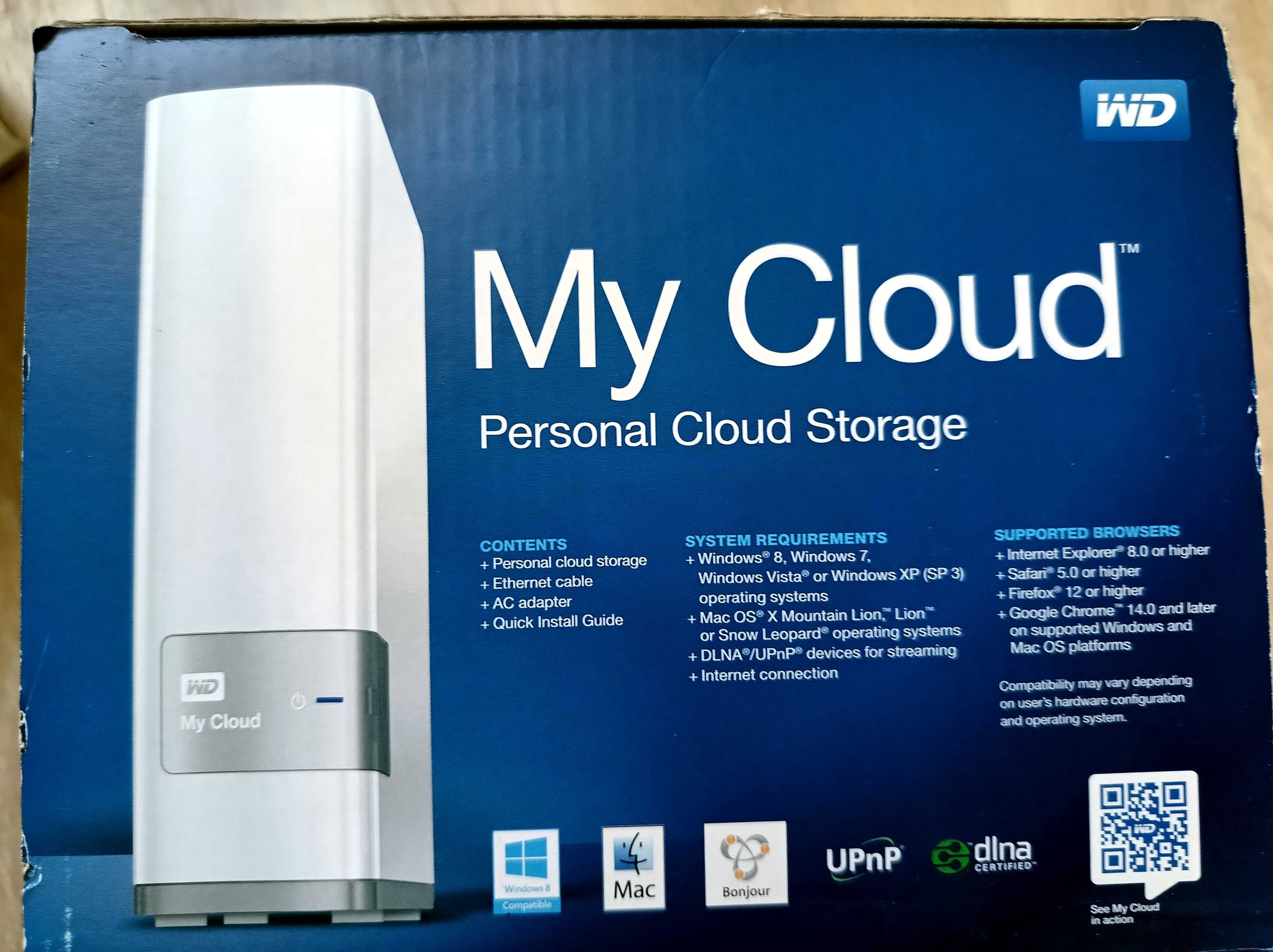 NAS WD MyCloud 2TB stan bardzo dobry