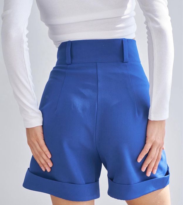 Шорти-бермуди сині