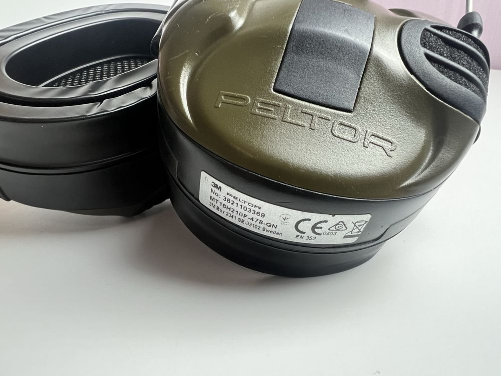 Активні навушники 3M peltor sporttac olive гелеві амбушури
