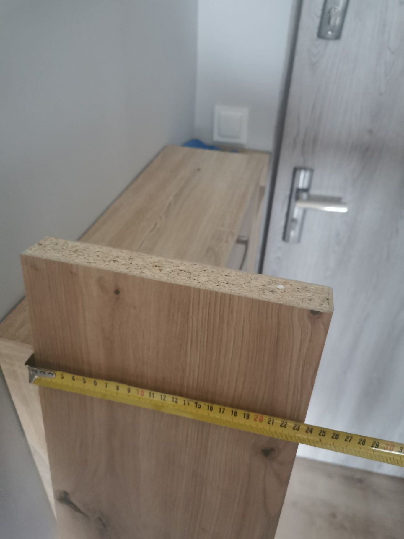 Parapet podokiennik wewnętrzny z płyty 3,8 meblowej blatu artisan gr