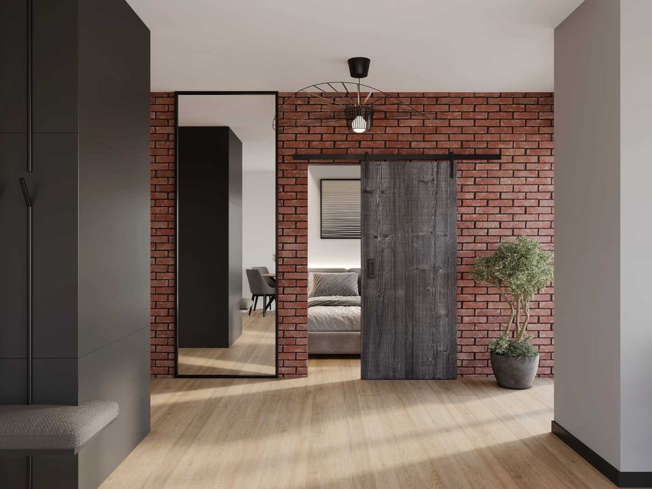 Drzwi Przesuwne Ze Starego Drewna Loft Barn Doors [TRANSPORT ZA DARMO]