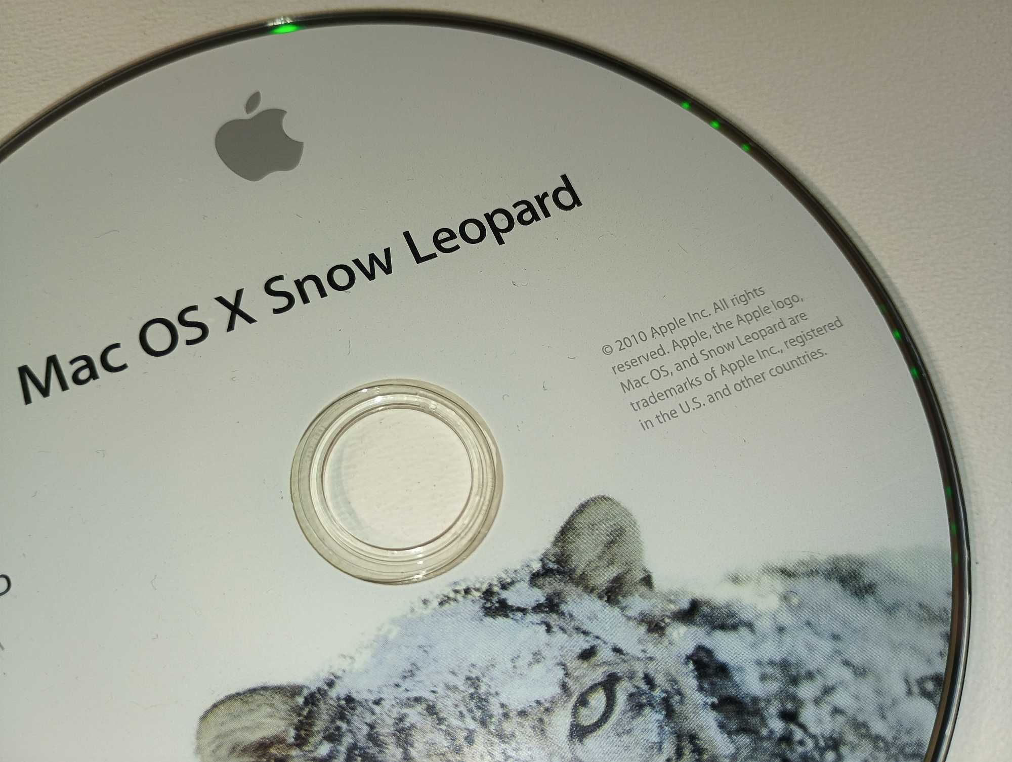 Apple Mac OS X System software 10.6.3 Snow Leopard Macintosh DVD ROM