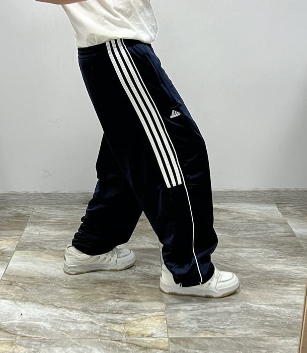 Вінтажні широкі штани Adidas vintage trackpants rap y2k широкие штаны