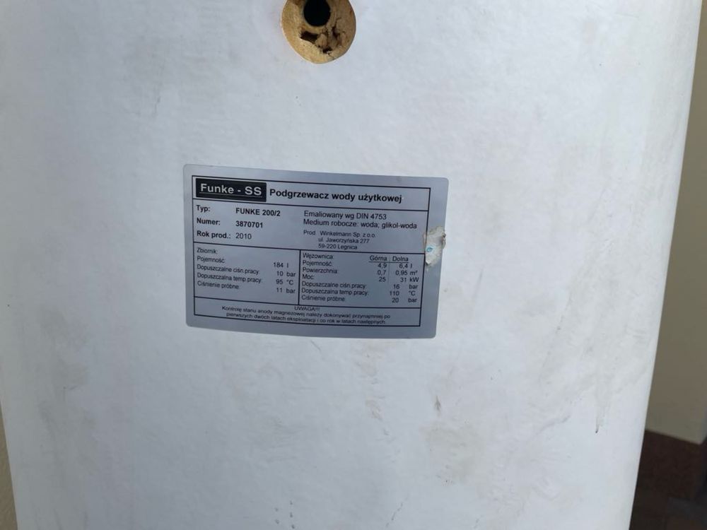 Boiler na wodę FUNKE