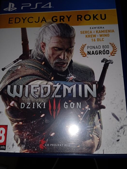 Wiedźmin dzik i Gon ps4/ps4 edycja roku