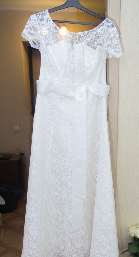 Свадебное платье. Размер 52-54.