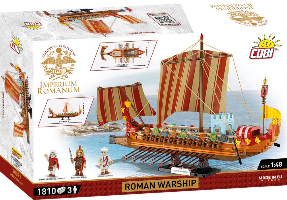 IMPERIUM ROMANUM klocki cobi 20071 Roman Warship