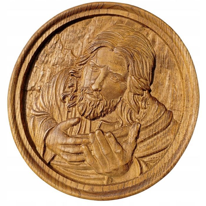 Ikona prezent na komunie św Jezus II obraz 30 cm