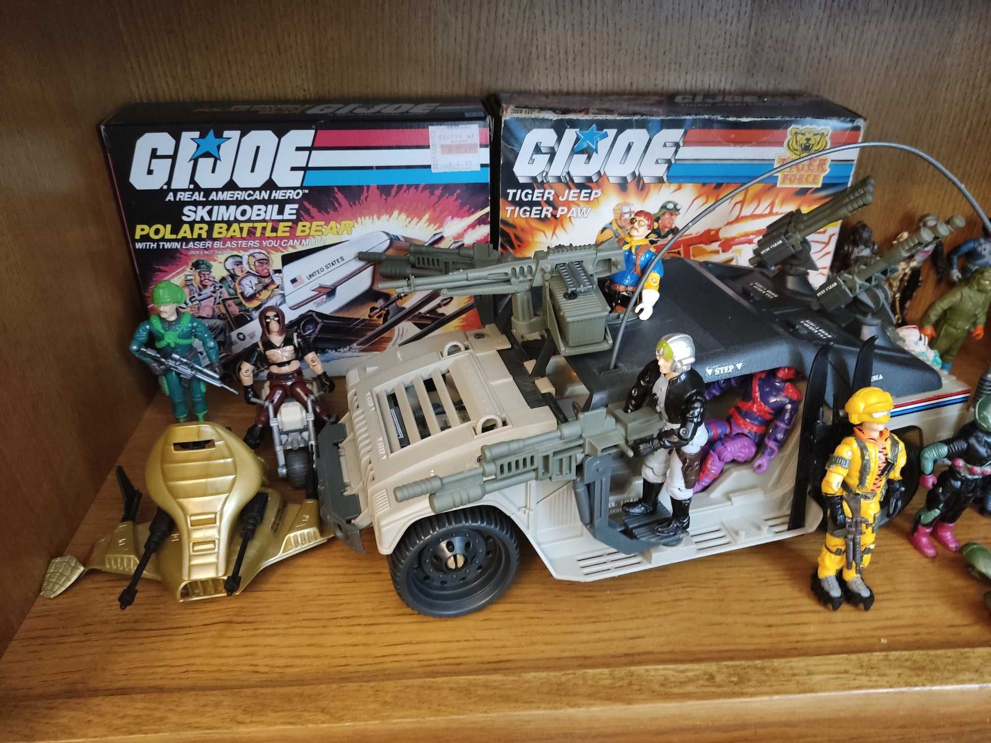 GI Joe G. I. Joe Figurki, pojazdy lata 80/90. Stan Bdb