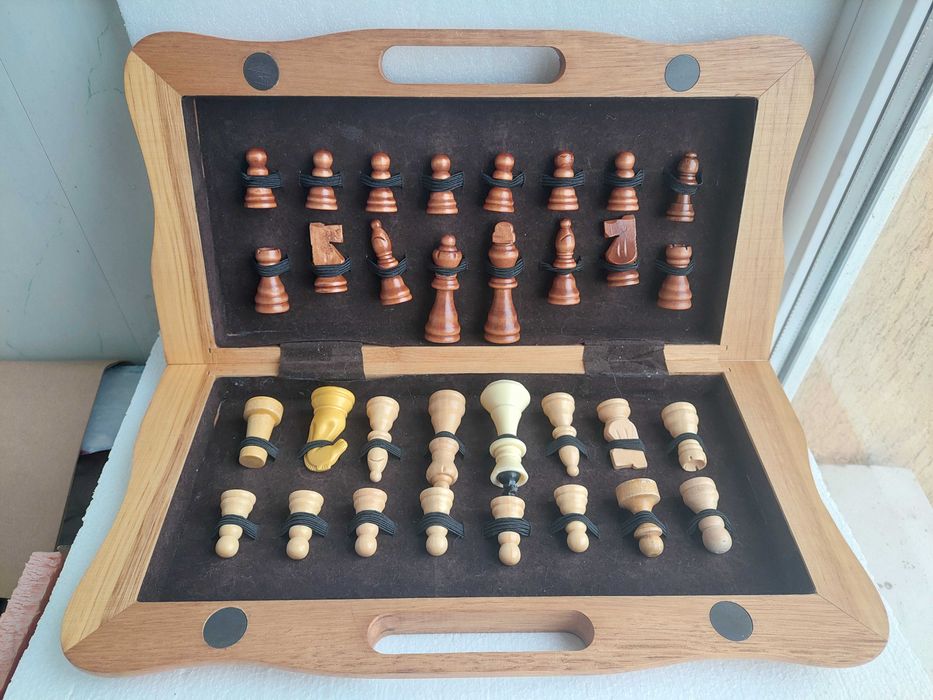 Шахматы- кейс деревянные