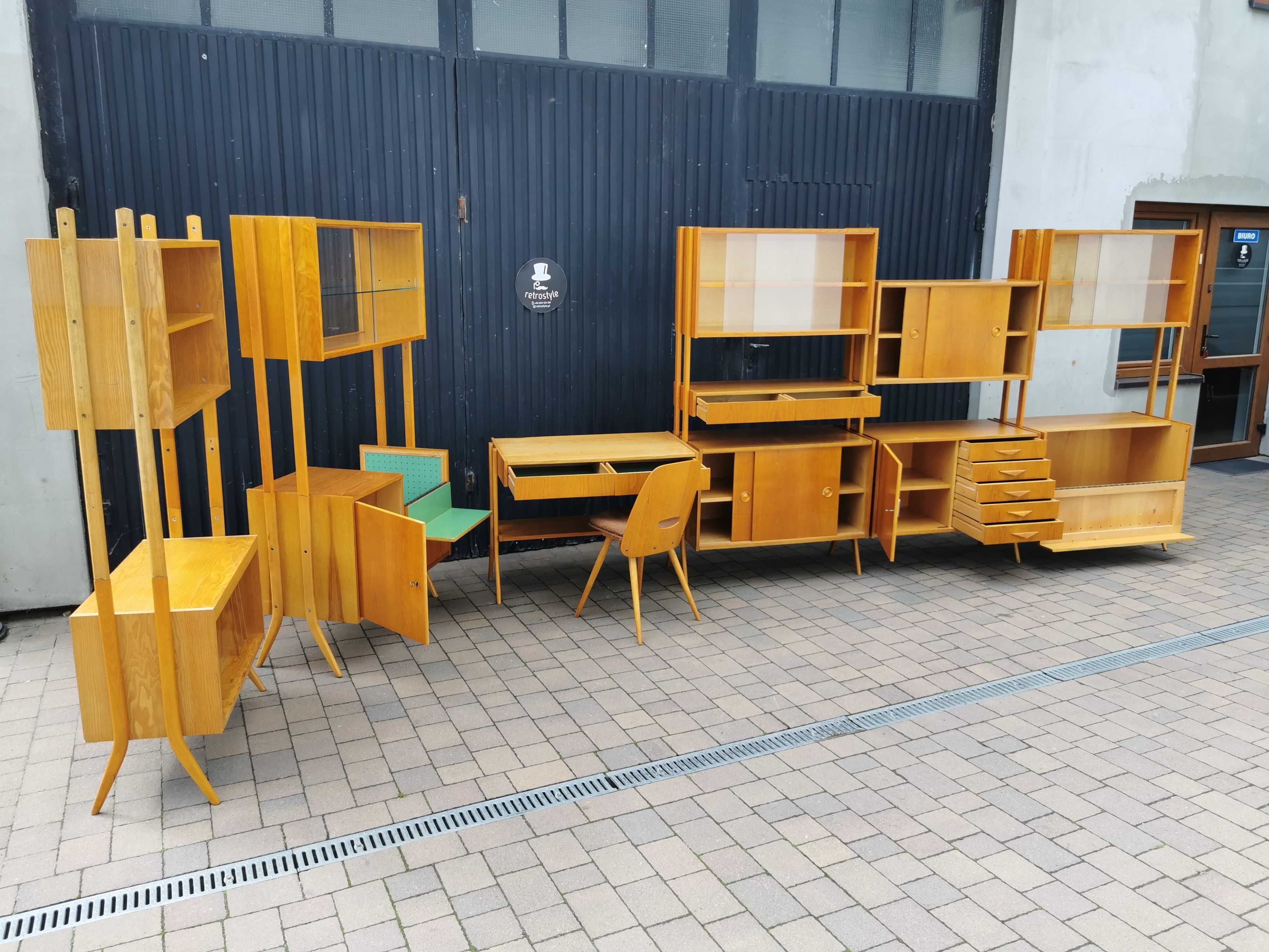 Meblościanka modułowa MONTI 300, proj. F. Jirák, Czechosłowacja '60