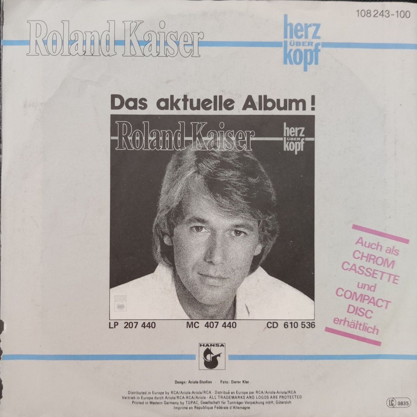 LP mini Roland Kaiser