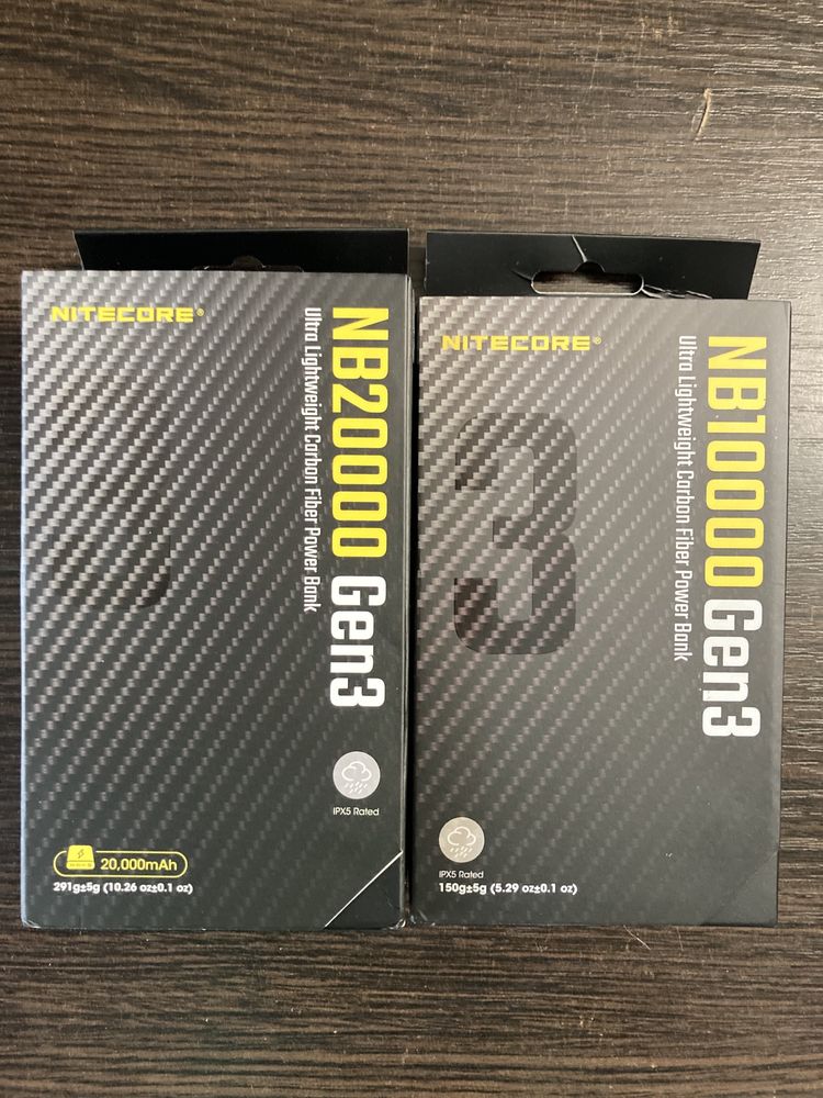 Зовнішній зарядний пристрій Power Bank Nitecore NB AIR QC 3.0, 5000mAh