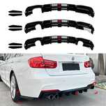 Диффузор с фонарем стоп F1 BMW F30 БМВ Ф30 спойлер сплиттер сплiтер