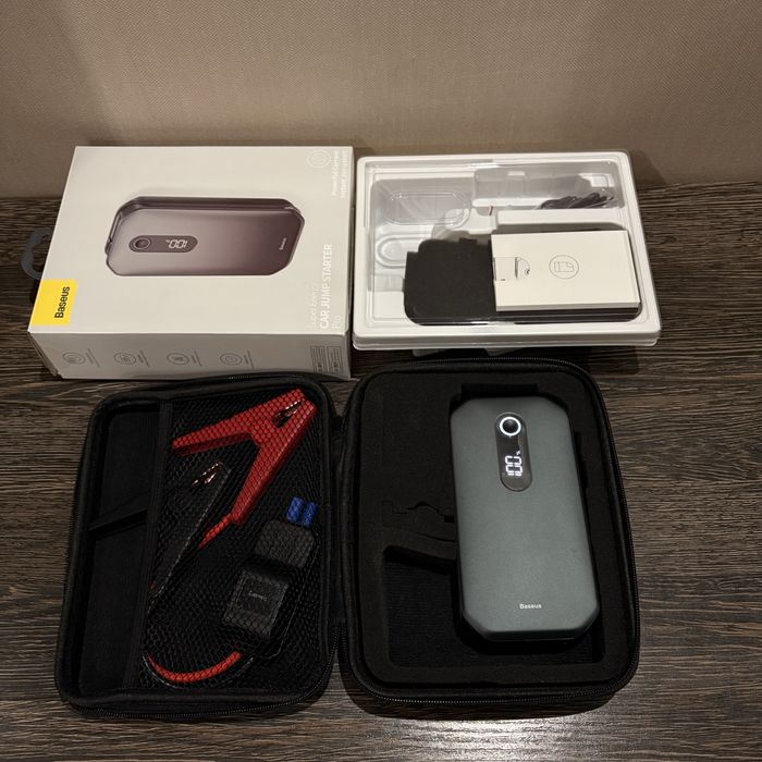 Бустер Baseus Super Energy Pro Car Jump Starter 12000 mAh Black CRJS03