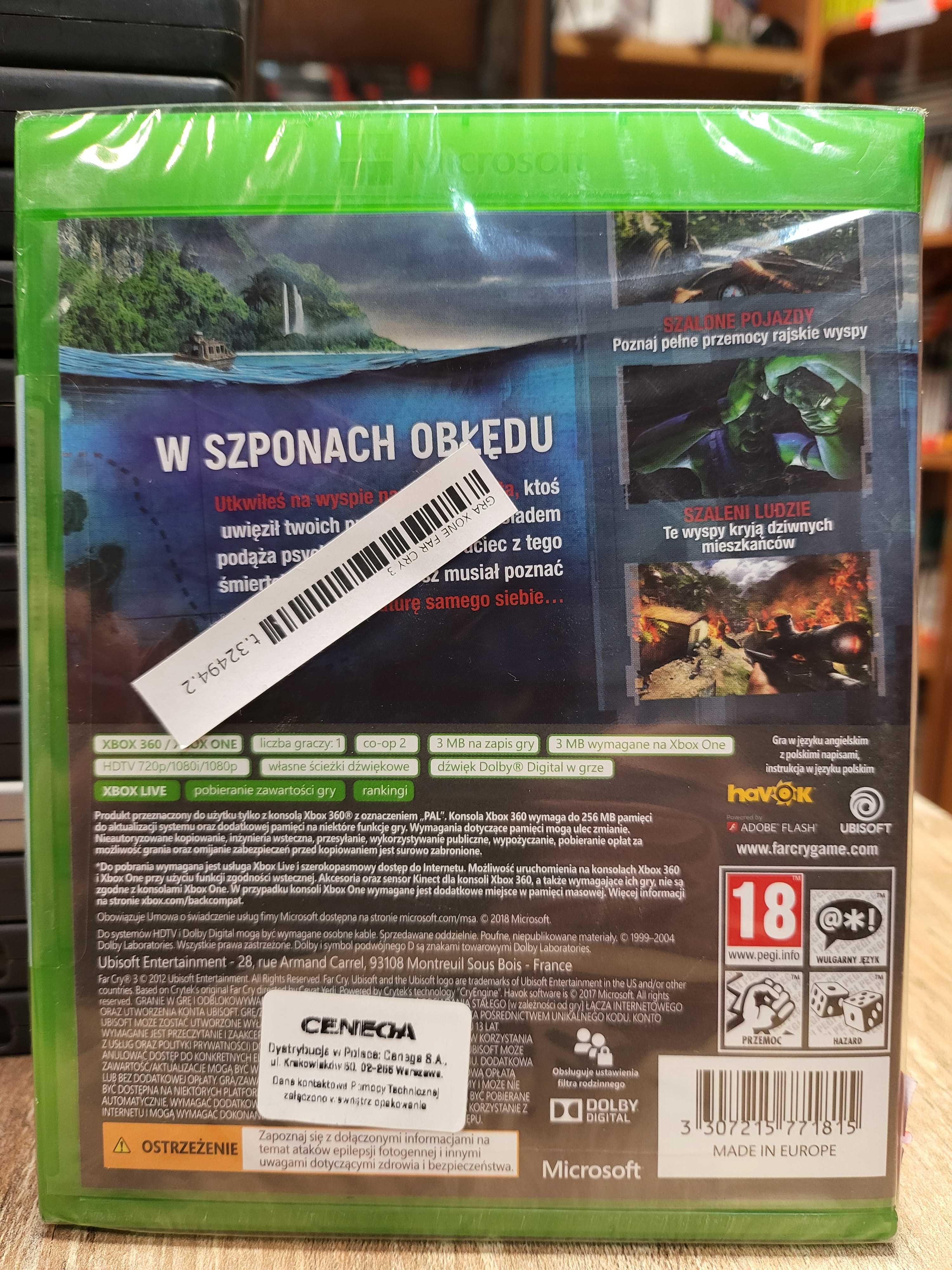 Far Cry 3: Classic Edition Xbox 360/One/Series X NOWA PL SklepRetroWWA