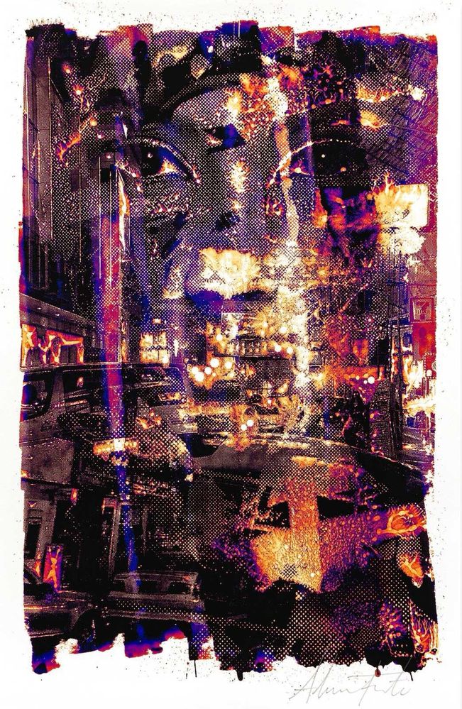 Vhils, Dissipate (Timed Edition), 2024