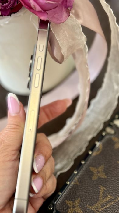 iPhone 15 Pro Max  Natural Titanium подарунок чохол Louis Vuitton