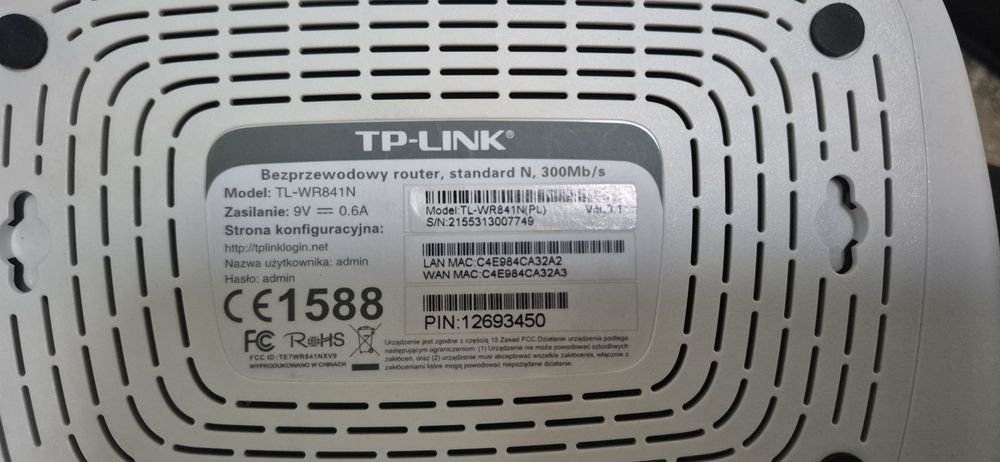 Router TP-LINK TL-WR841N