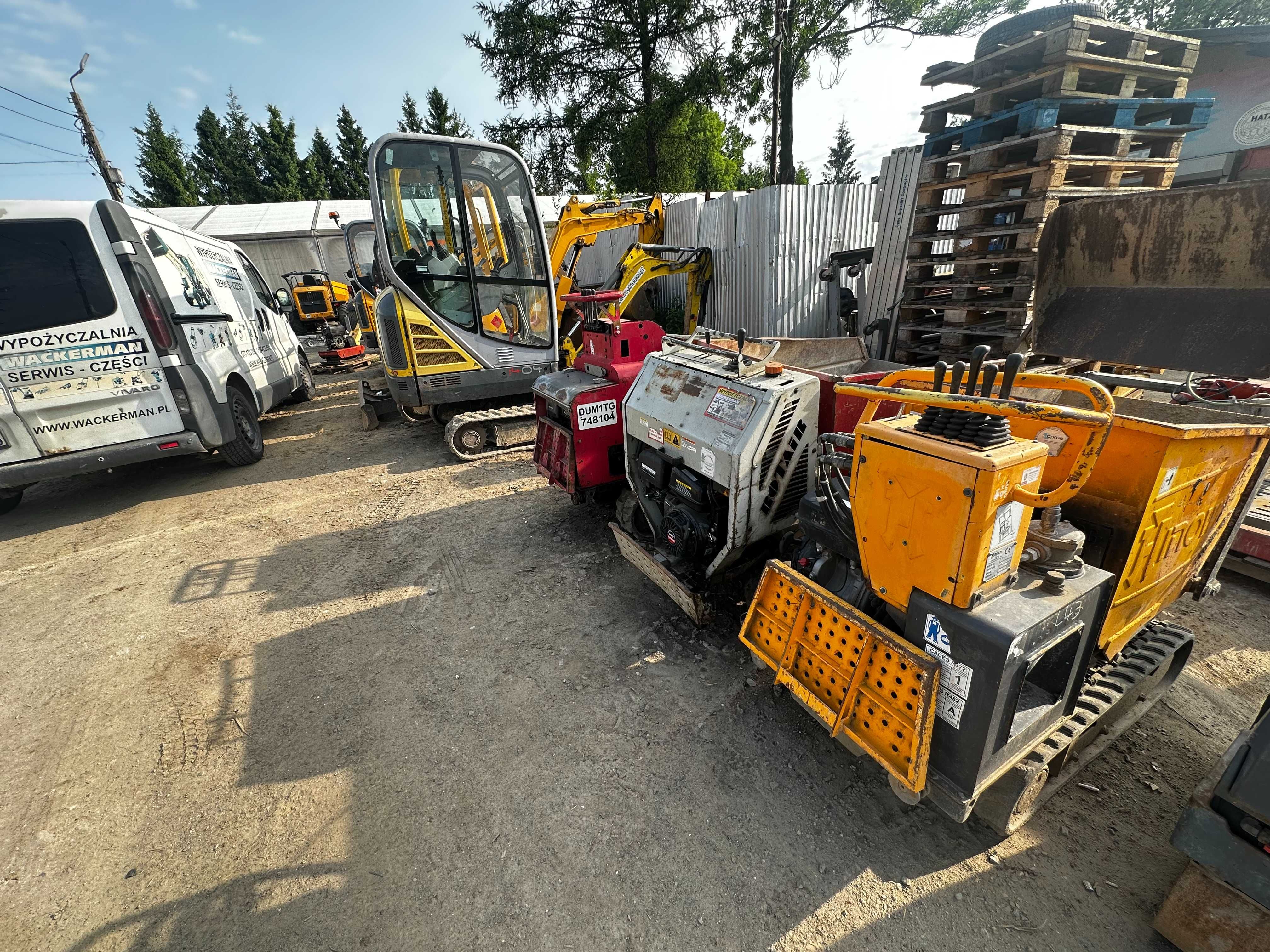koparka minikoparka 1t. 1,7t 2,5t ,5t. wynajem wadowice wacker 6555