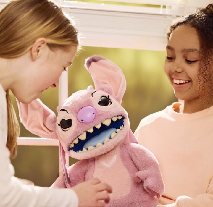 В наявності Lilo Stitch Стіч Стітч Стич інтерактивна іграшка рожевий