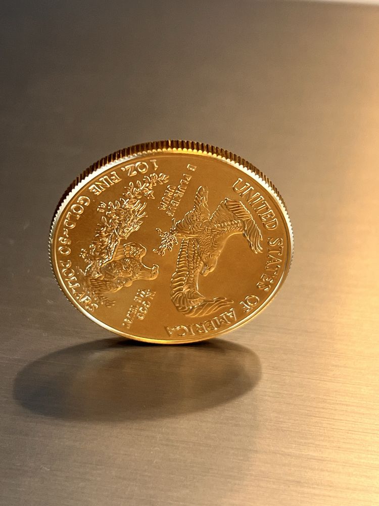 Монета золотой американский орел 1OZ