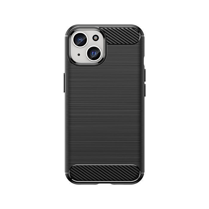 Elastyczne Etui Carbon Case Z Wzorem Karbon Do Iphone 15 - Czarne