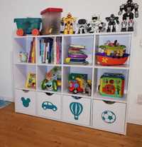 ДЕТСКИЙ шкаф для хранения игрушек, с выдвижными ящиками
