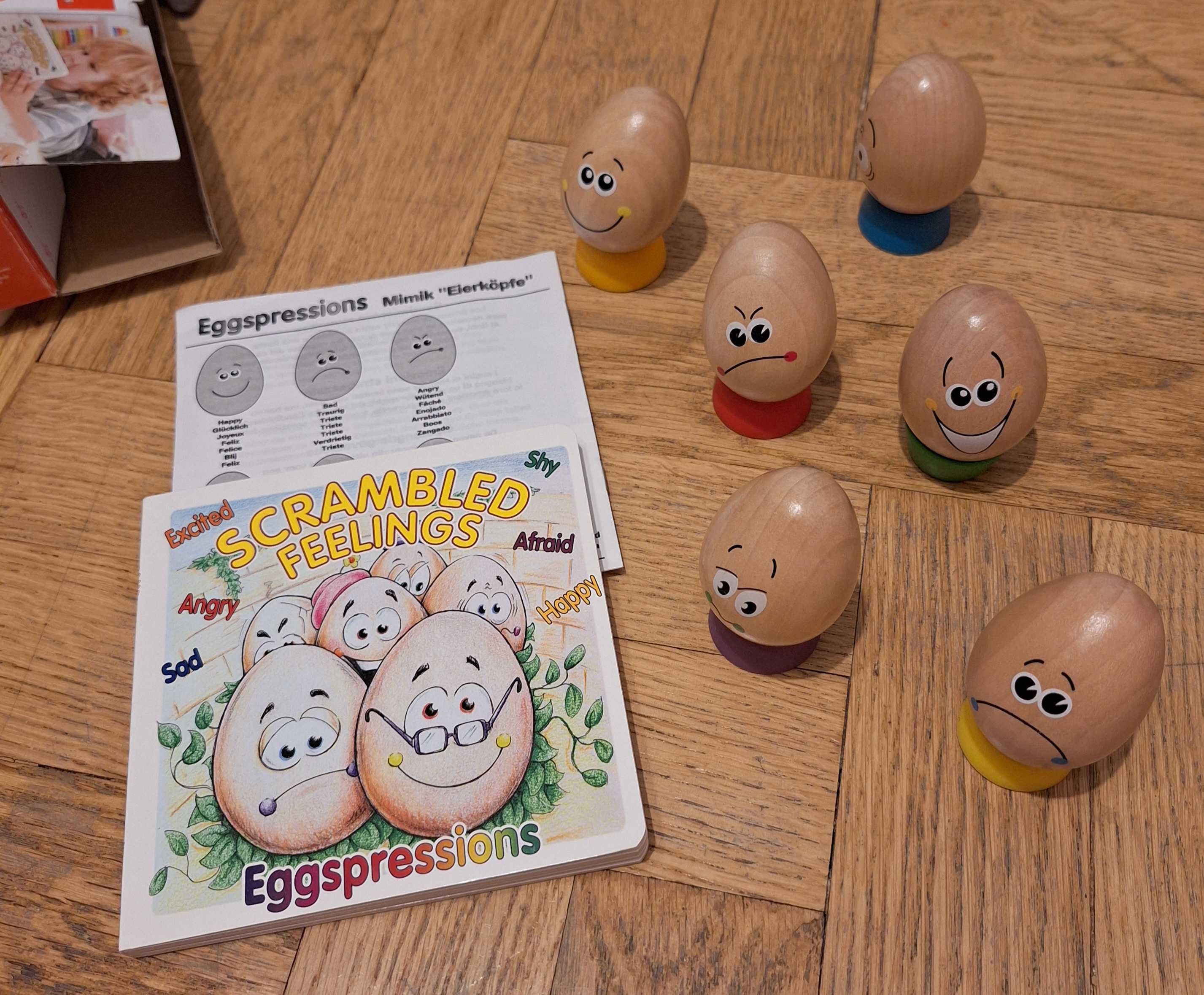 Eggspressions figurki gra edukacyjna o emocjsch