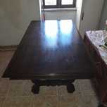 Mesa de madeira maciça