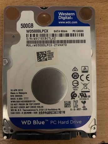 Жесткий диск Western Digital Blue WD 500 gb 2.5