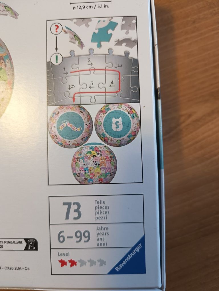 NOWE! Puzzle 3D Squishmallows Ravensburger (wiek 6+)