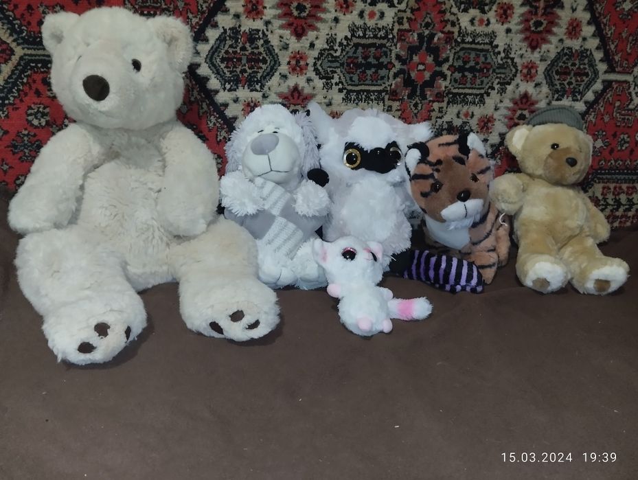 М'які іграшки, великий вибір.