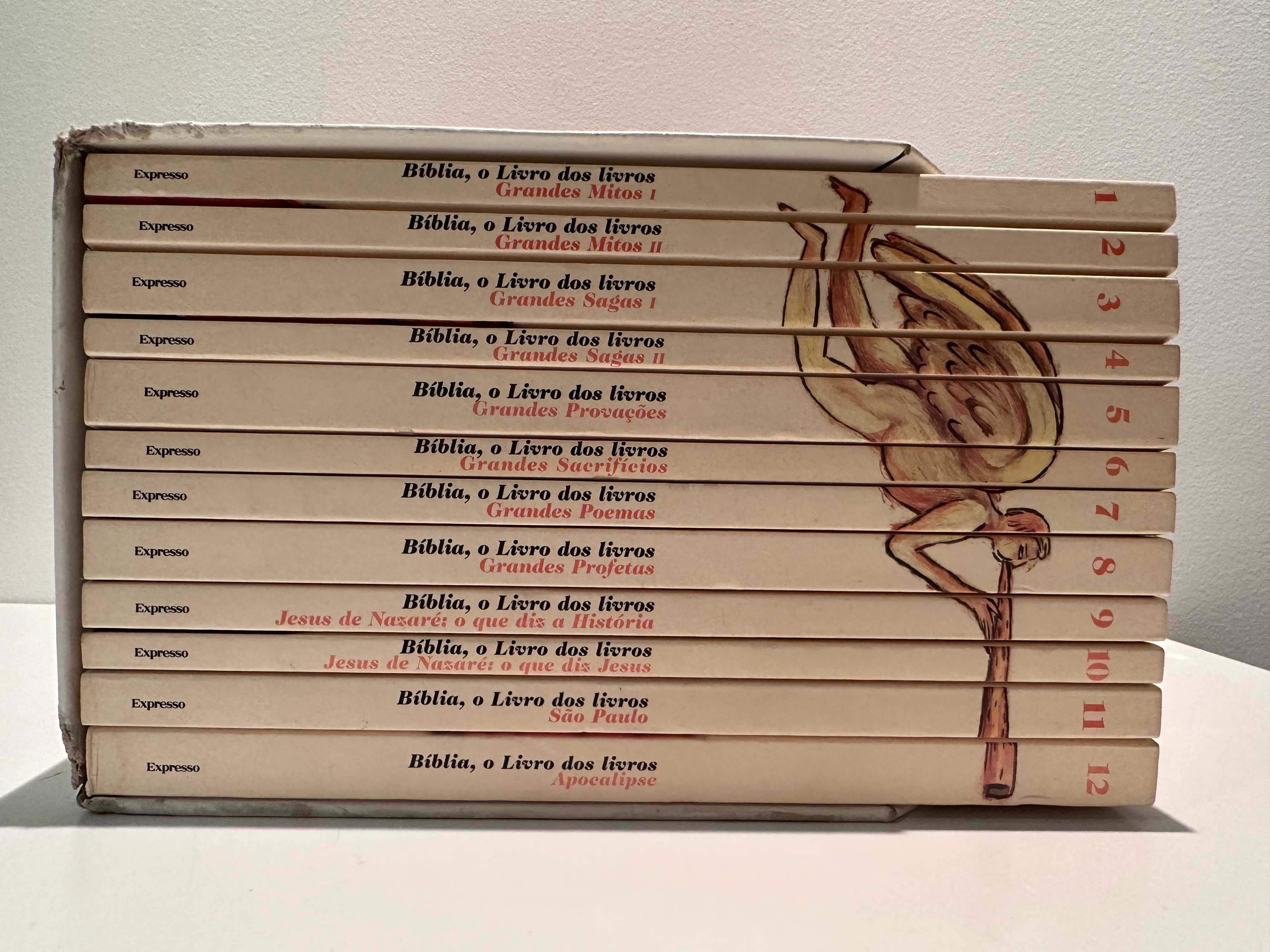 Bíblia -  O Livro dos Livros - 12 volumes - edição Expresso